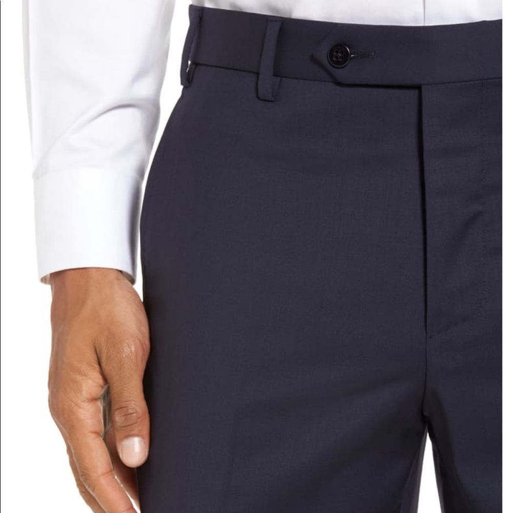 Zanella Men’s ‘Devon’ Blue Dress Pants SIZE 36